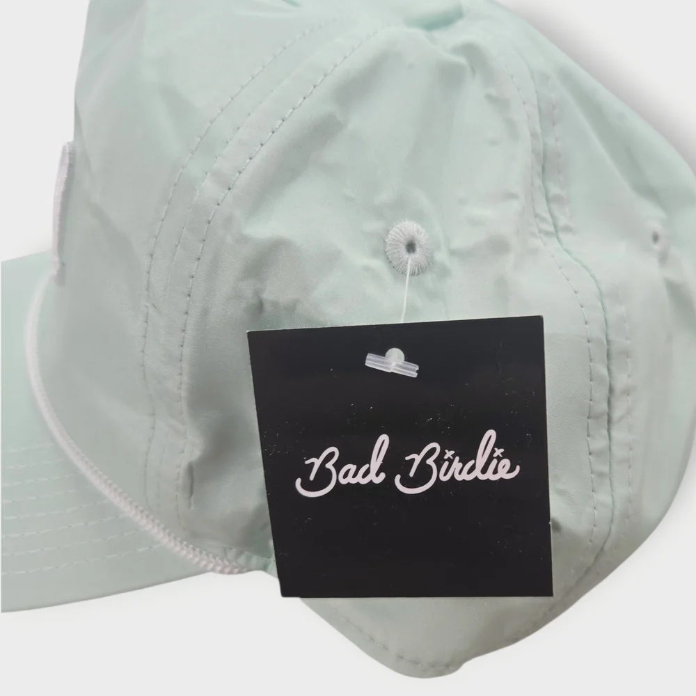 Bad Birdie Bad Classic Rope Cap White Mint Green Golf Hat Snapback New - Picture 4 of 8